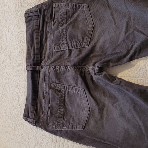 Prana women's gray pants/cords size 2 - Picture 9 of 15